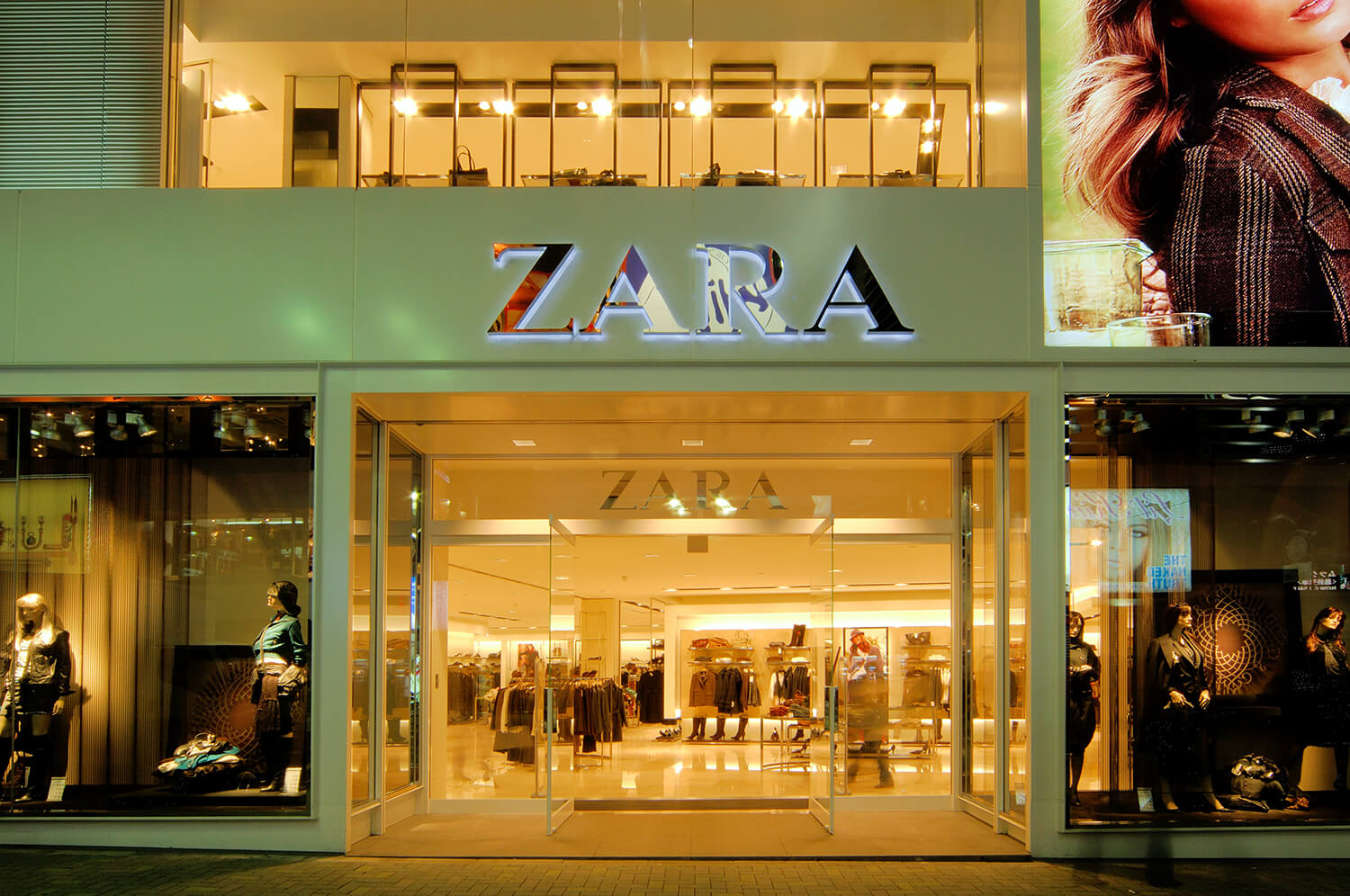 Zara 渋谷店 株式会社キー オペレーション 一級建築士事務所